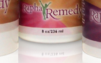 Label designs for the Rapha Remedy product line